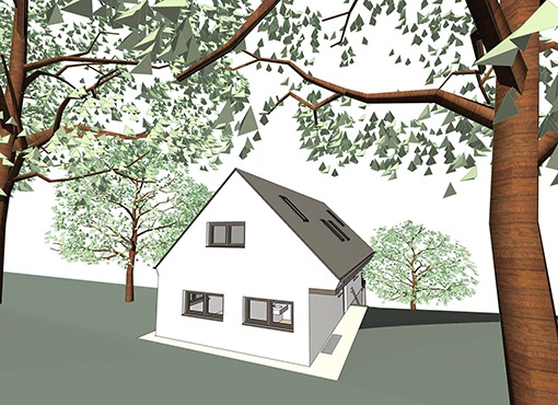 Wohnhaus Typ A Ansicht Nord