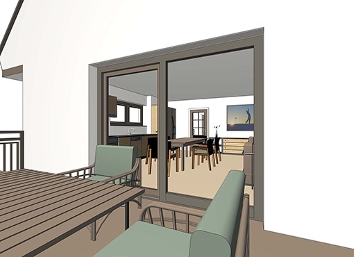 Wohnhaus Typ A EG Terrasse