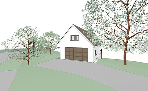 Wohnhaus Typ B Ansicht Nord