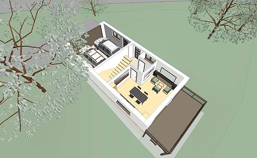 Wohnhaus Typ B Erdgeschoss