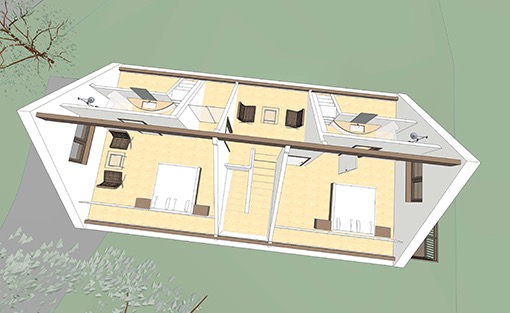 Wohnhaus Typ B Obergeschoss