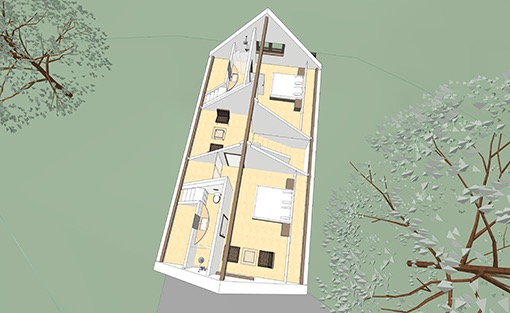 Wohnhaus Typ B Obergeschoss