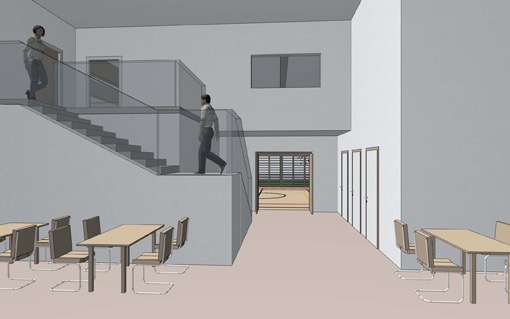 Aufgang Turnssaalgalerie