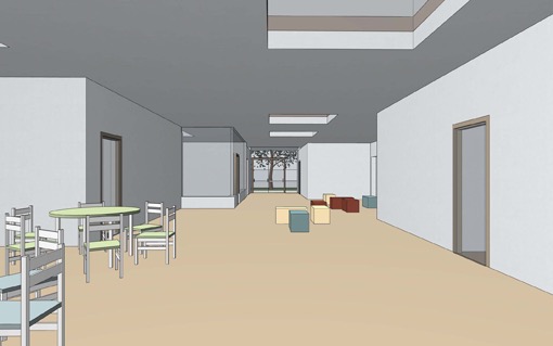 Kindergarten offene Spielzone