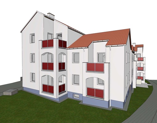 Farbkonzept / Ansicht S&uuml;d