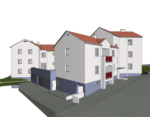 Farbkonzept / Ansicht Nordwest