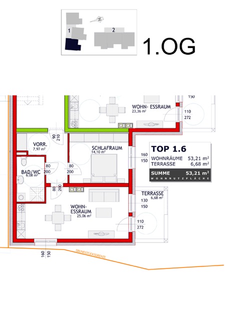 TOP 1.6 / 1. Obergeschoss