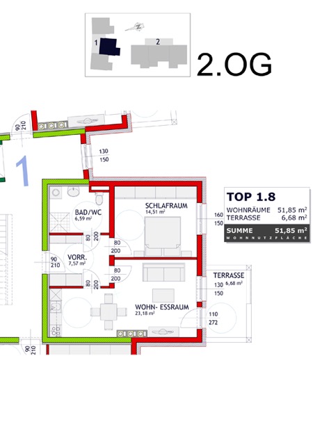 TOP 1.8 / 2. Obergeschoss