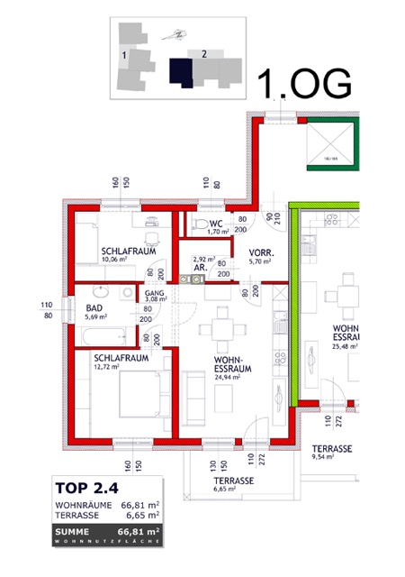 TOP 2.4 / 1. Obergeschoss