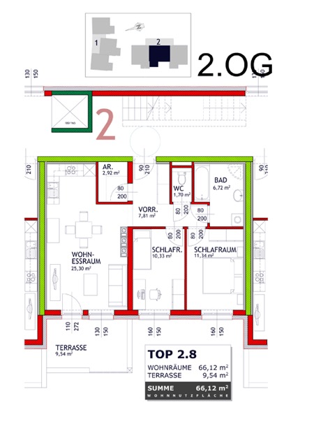 TOP 2.8 / 2. Obergeschoss