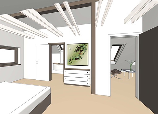 Haus Typ A / Schlafraum