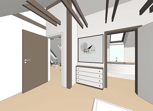 Haus Typ A / Schlafraum