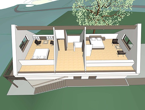 Haus Typ B / Obergeschoss