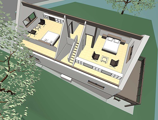 Haus Typ B / Obergeschoss